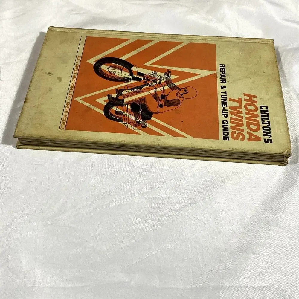 Chilton's Repair and Tune-Up Guide Honda Twins Motorcycle Service Manual Book